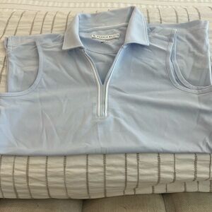 Pebble Beach Sky Blue Performance Polo